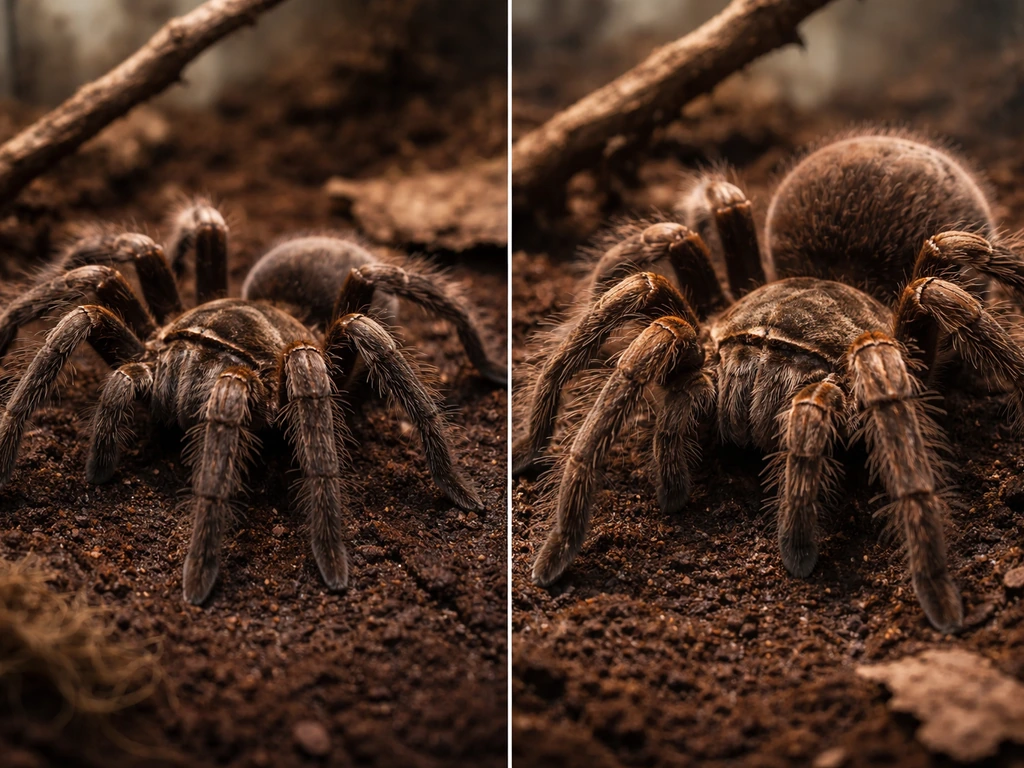 goliath bird-eating spider male vs female