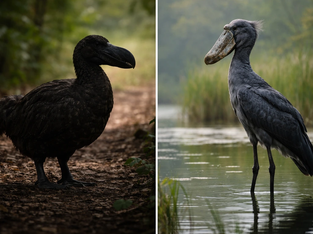 Dodo Bird vs Shoebill: Key Differences in Appearance, Ecology